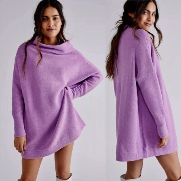 Free People Ottoman Slouchy Tunic Glowing Grape - Picture 1 of 7